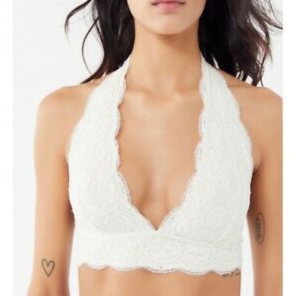 Out From Under Lace Halter Bralettes